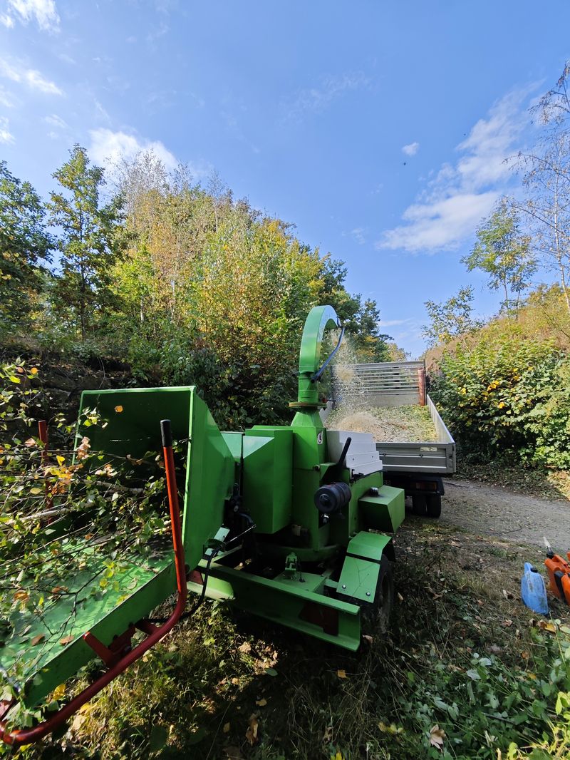 Zrębkowanie gałęzi